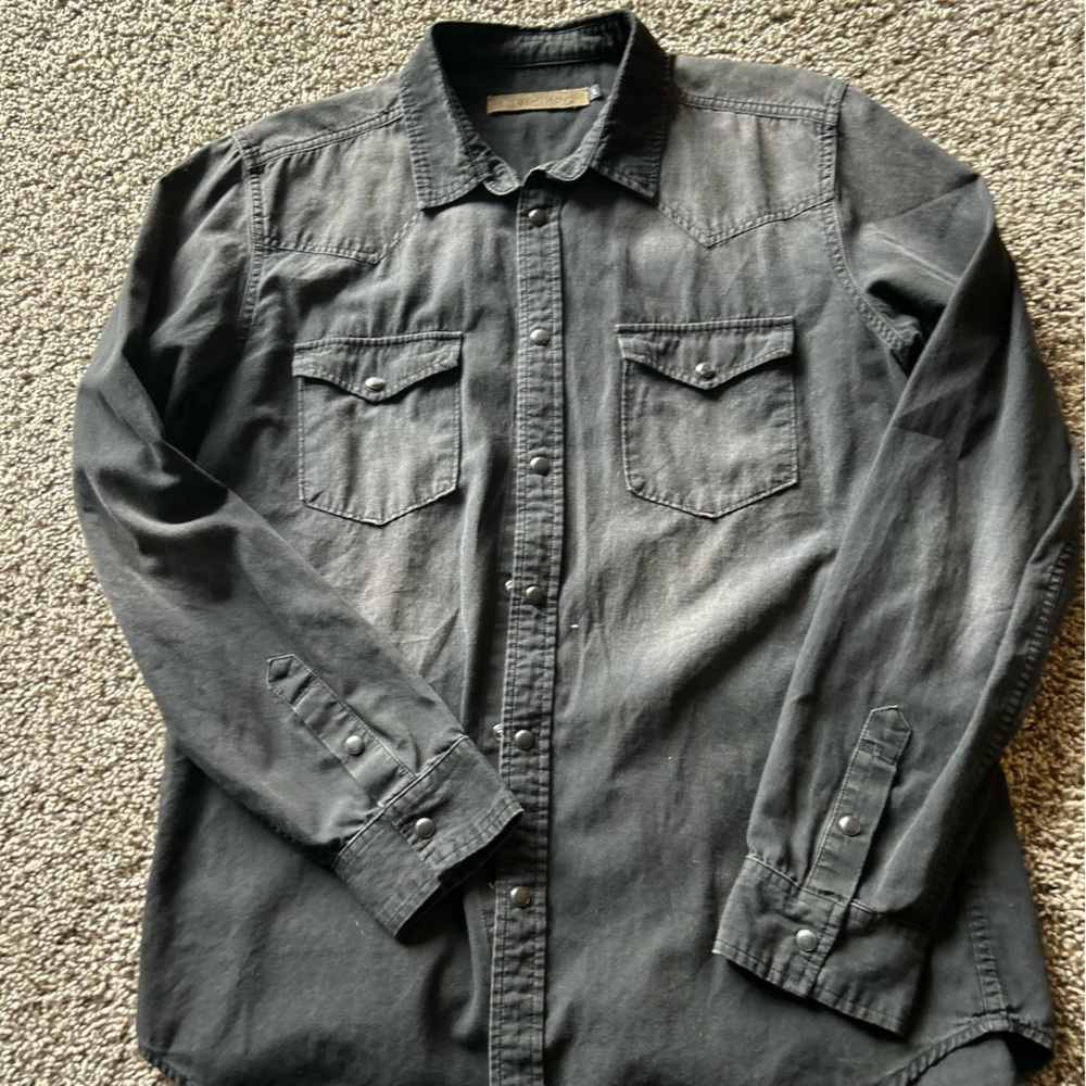 Western style shirt washed not worn
